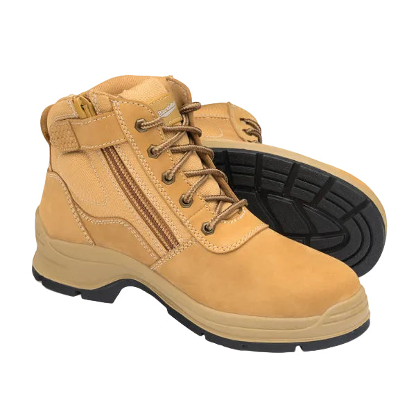 Blundstone Mens 418 Soft Toe Zip Side Boots (418) Wheat