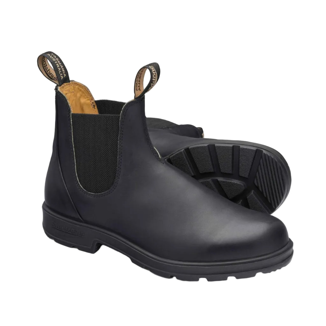 Blundstone Mens 610 Elastic Sided Work Boots (610) Black