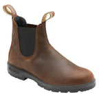 Blundstone Mens Elastic Sided V Cut Boots (1609) Antique Brown