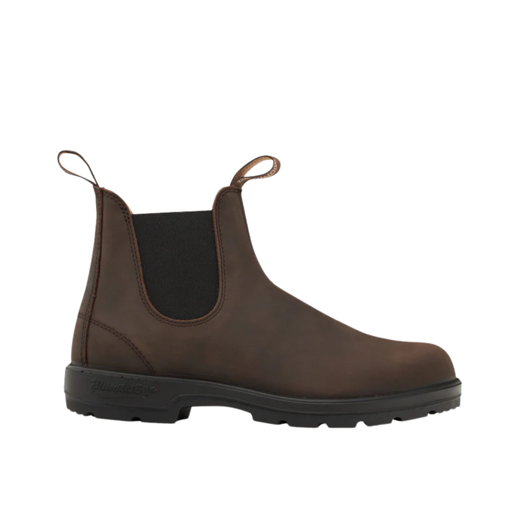 Blundstone Mens Premium Nubuck Leather Elastic Sided Boots (2340) Brown