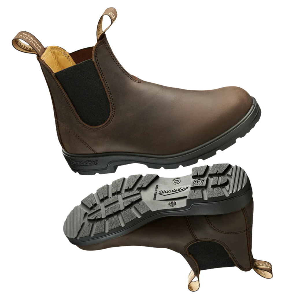 Blundstone Mens Premium Nubuck Leather Elastic Sided Boots (2340) Brown