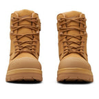 Blundstone Mens Rotoflex TPU Composite 5" Zip Lace Up Safety Boots (8550) Wheat