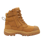 Blundstone Mens Rotoflex TPU Composite 6" Zip Lace Up Safety Boots (8560) Wheat