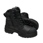 Blundstone Mens Rotoflex TPU Composite 6" Zip Lace Up Safety Boots (8561) Black