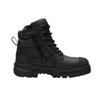 Blundstone Mens Rotoflex TPU Composite 6" Zip Lace Up Safety Boots (8561) Black
