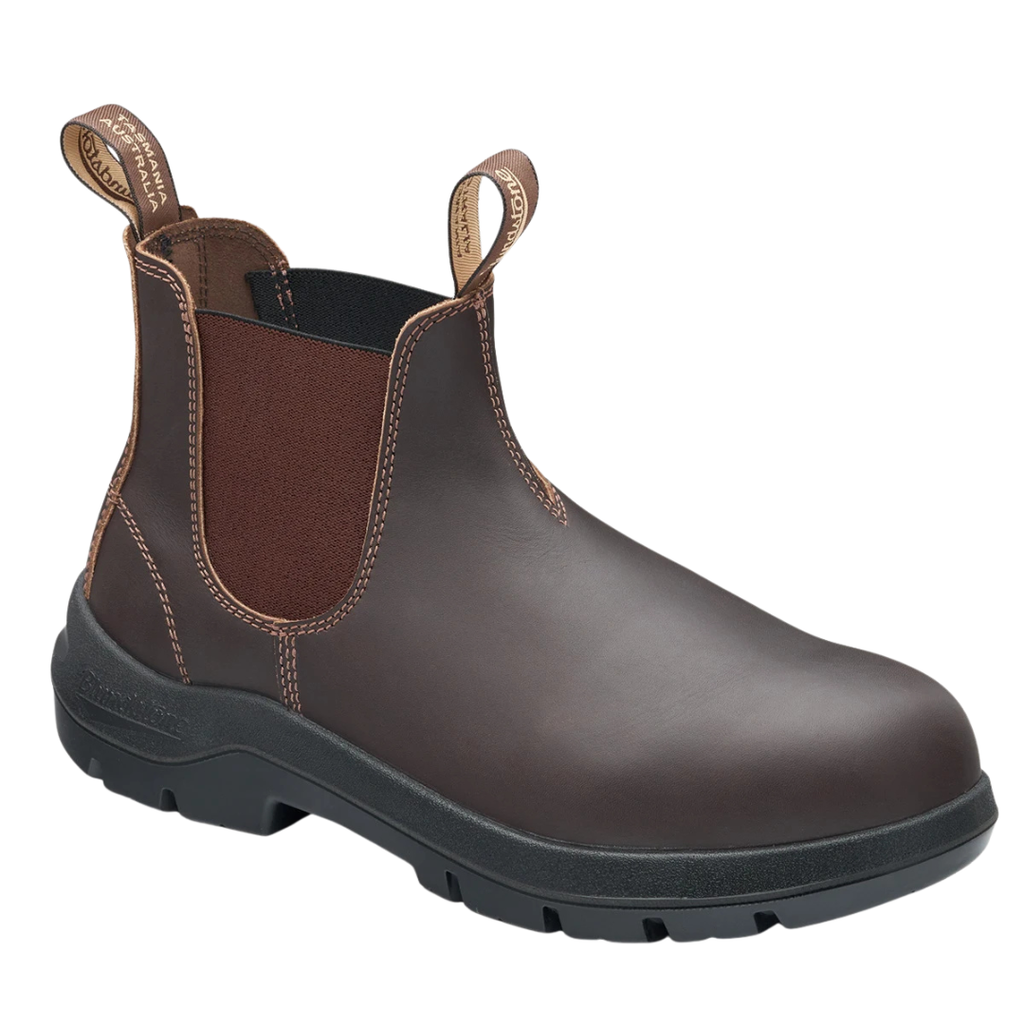 Blundstone Mens WorkLife Elastic Side Boots (710) Chestnut