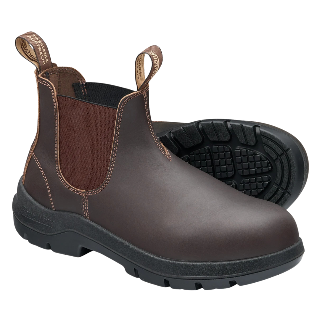 Blundstone Mens WorkLife Elastic Side Boots (710) Chestnut