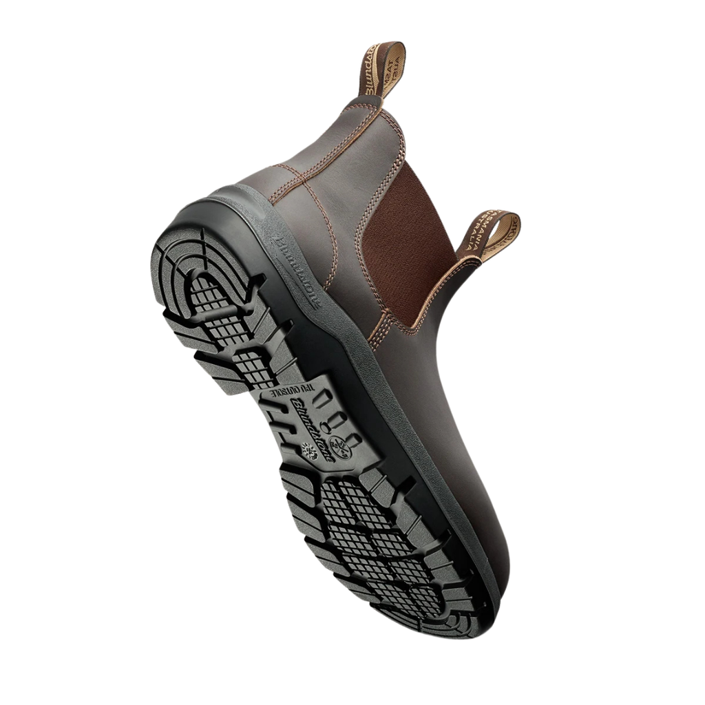 Blundstone Mens WorkLife Elastic Side Boots (710) Chestnut