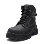 Blundstone Unisex Rotoflex PUR-Safety 150mm Ankle Zip Lace Up Boots (9061) Black