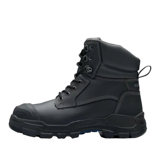 Blundstone Unisex Rotoflex PUR-Safety 150mm Ankle Zip Lace Up Boots (9061) Black