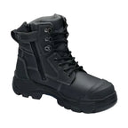 Blundstone Unisex Rotoflex PUR-Safety 150mm Ankle Zip Lace Up Boots (9061) Black