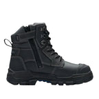 Blundstone Unisex Rotoflex PUR-Safety 150mm Ankle Zip Lace Up Boots (9061) Black