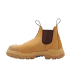 Blundstone Unisex Rotoflex PUR-Safety Elastic Sided V Cut Scuff Cap Boots (9000) Wheat Nubuck