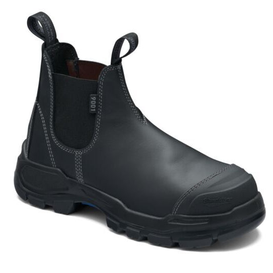Blundstone Unisex Rotoflex PUR-Safety Elastic Sided V Cut Scuff Cap Boots (9001) Black