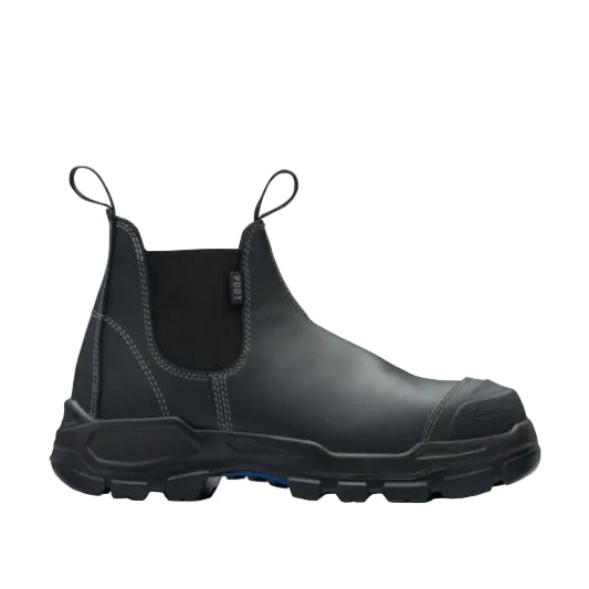 Blundstone Unisex Rotoflex PUR-Safety Elastic Sided V Cut Scuff Cap Boots (9001) Black