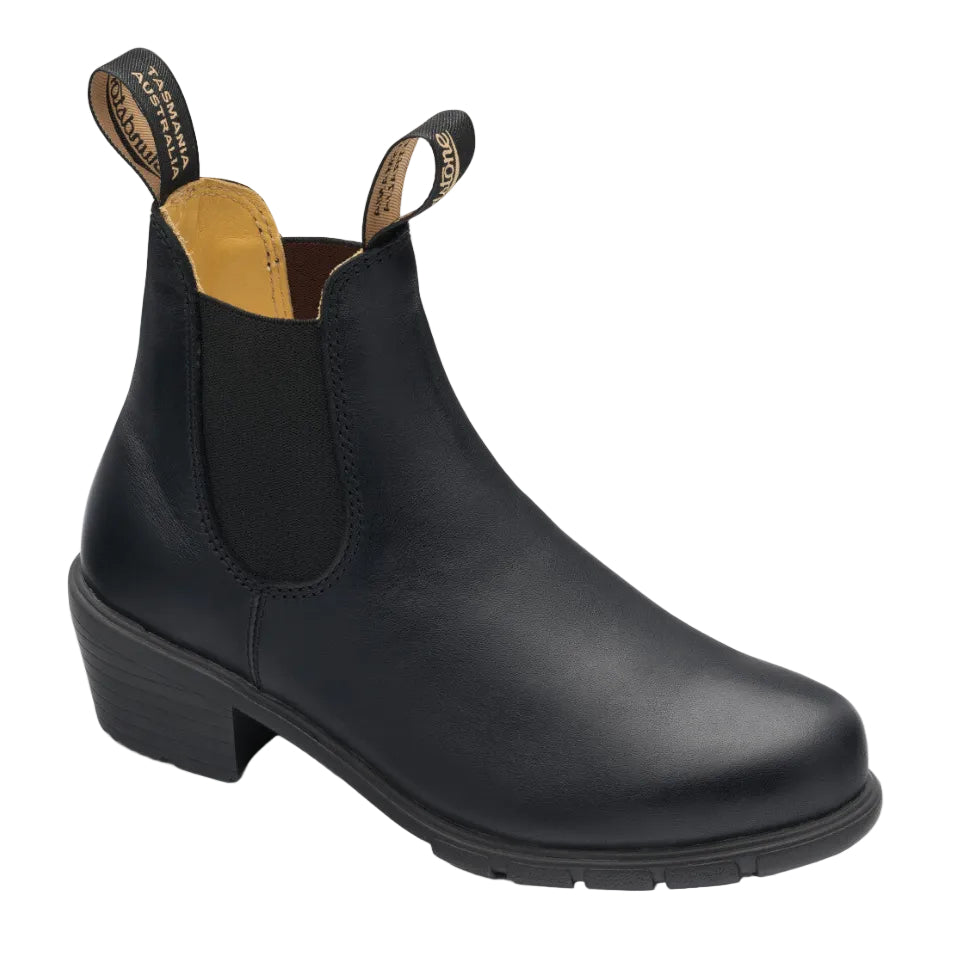 Blundstone Womens Elastic Sided Boots with Heel (1671) Black