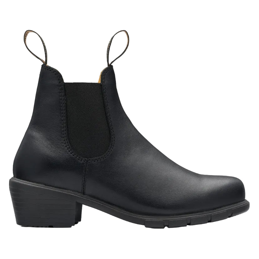 Blundstone Womens Elastic Sided Boots with Heel (1671) Black