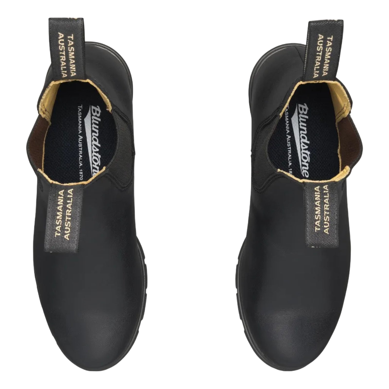 Blundstone Womens Elastic Sided Boots with Heel (1671) Black