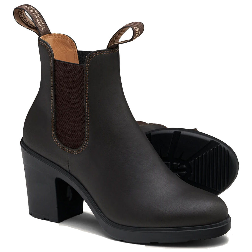 Blundstone Womens Elastic Sided Heel Boots (2366) Brown