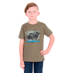 Bullzye Boys Banks S/S Tee (B6S3503651) Military