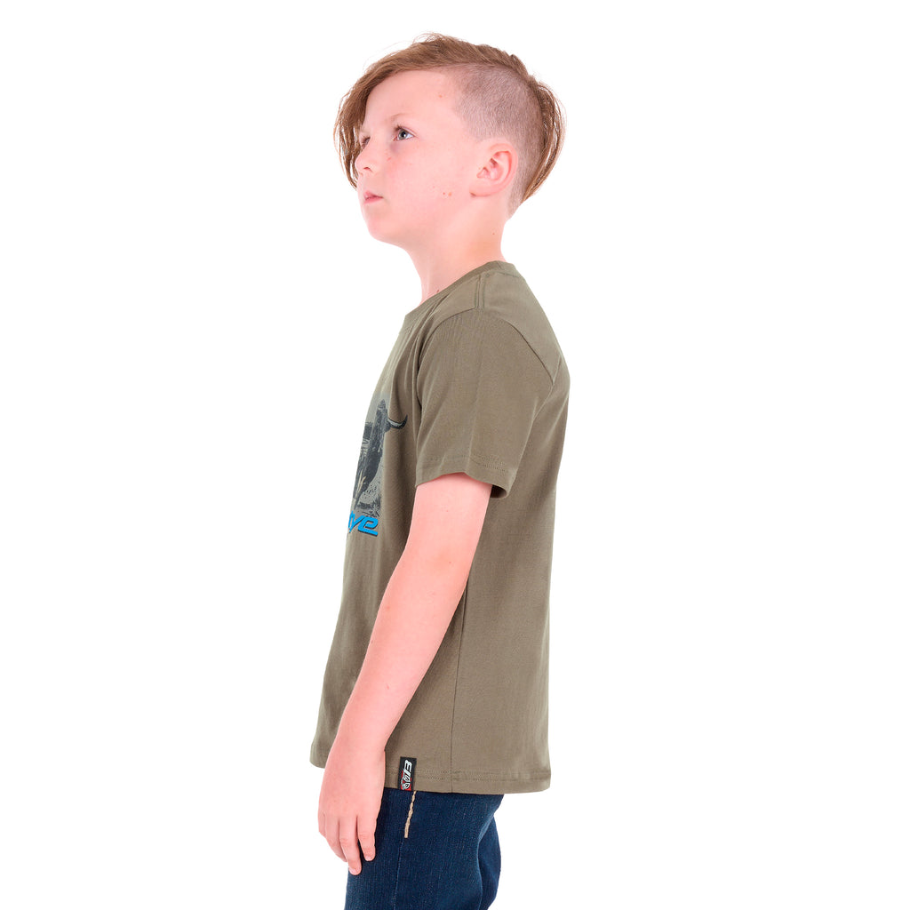 Bullzye Boys Banks S/S Tee (B6S3503651) Military
