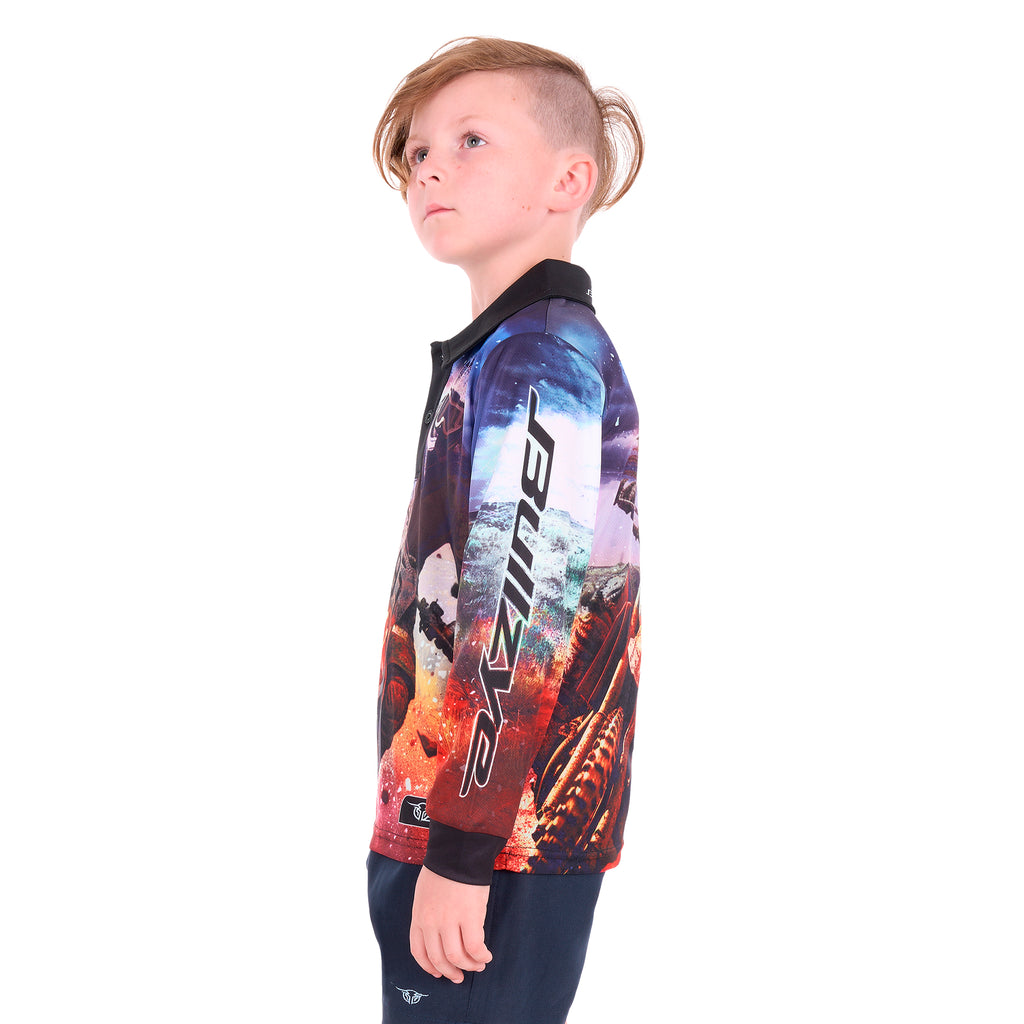 Bullzye Boys Eben L/S Fishing Tee (B6S3569660) Multi