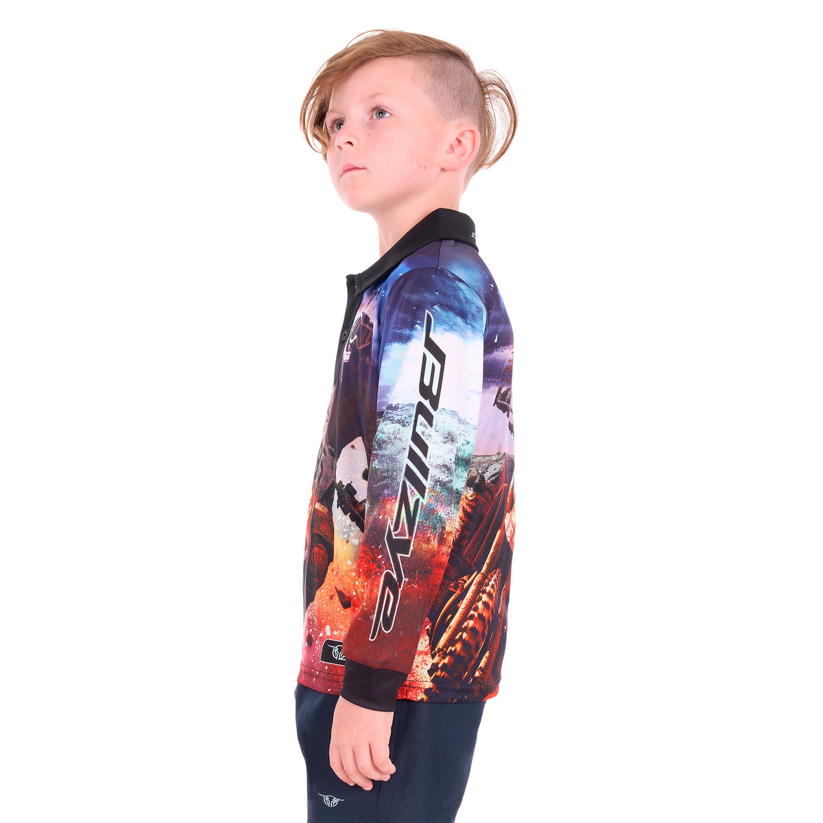 Bullzye Boys Eben L/S Fishing Tee (B6S3569660) Multi