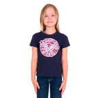 Bullzye Girls Ellie S/S Tee (B6S5502603) Navy