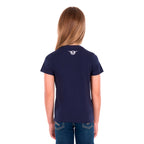Bullzye Girls Ellie S/S Tee (B6S5502603) Navy