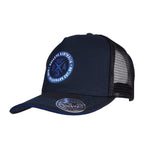 Bullzye Kane High Profile Trucker Cap (B6S1945CAP) Navy/Black