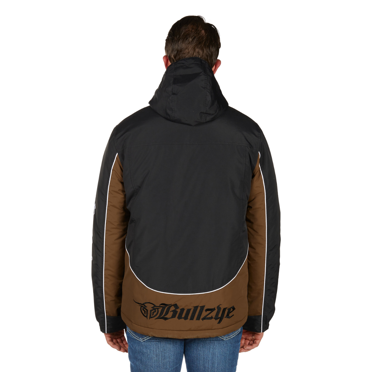 Bullzye Mens Bazooka Jacket (B6W1704039) Black/Dark Tan