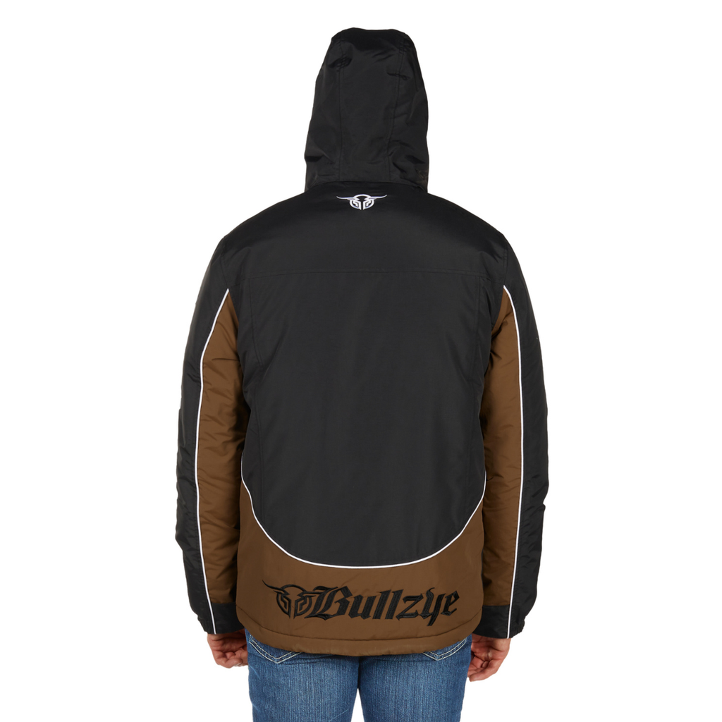 Bullzye Mens Bazooka Jacket (B6W1704039) Black/Dark Tan