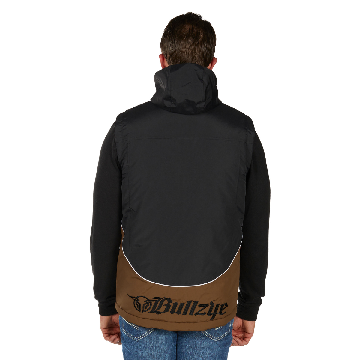 Bullzye Mens Bazooka Vest (B6W1604039) Black/Dark Tan