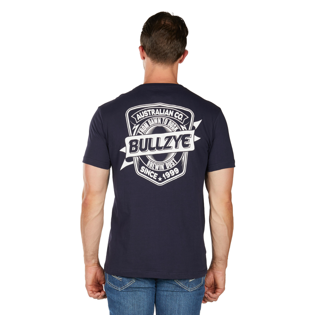 Bullzye Mens Brew S/S Tee (B6W1503507) Navy