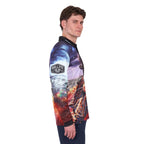 Bullzye Mens Eben L/S Fishing Tee (B6S1569660) Multi