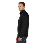 Bullzye Mens Logo 1/4 Zip Pullover (B6W1517504) Black