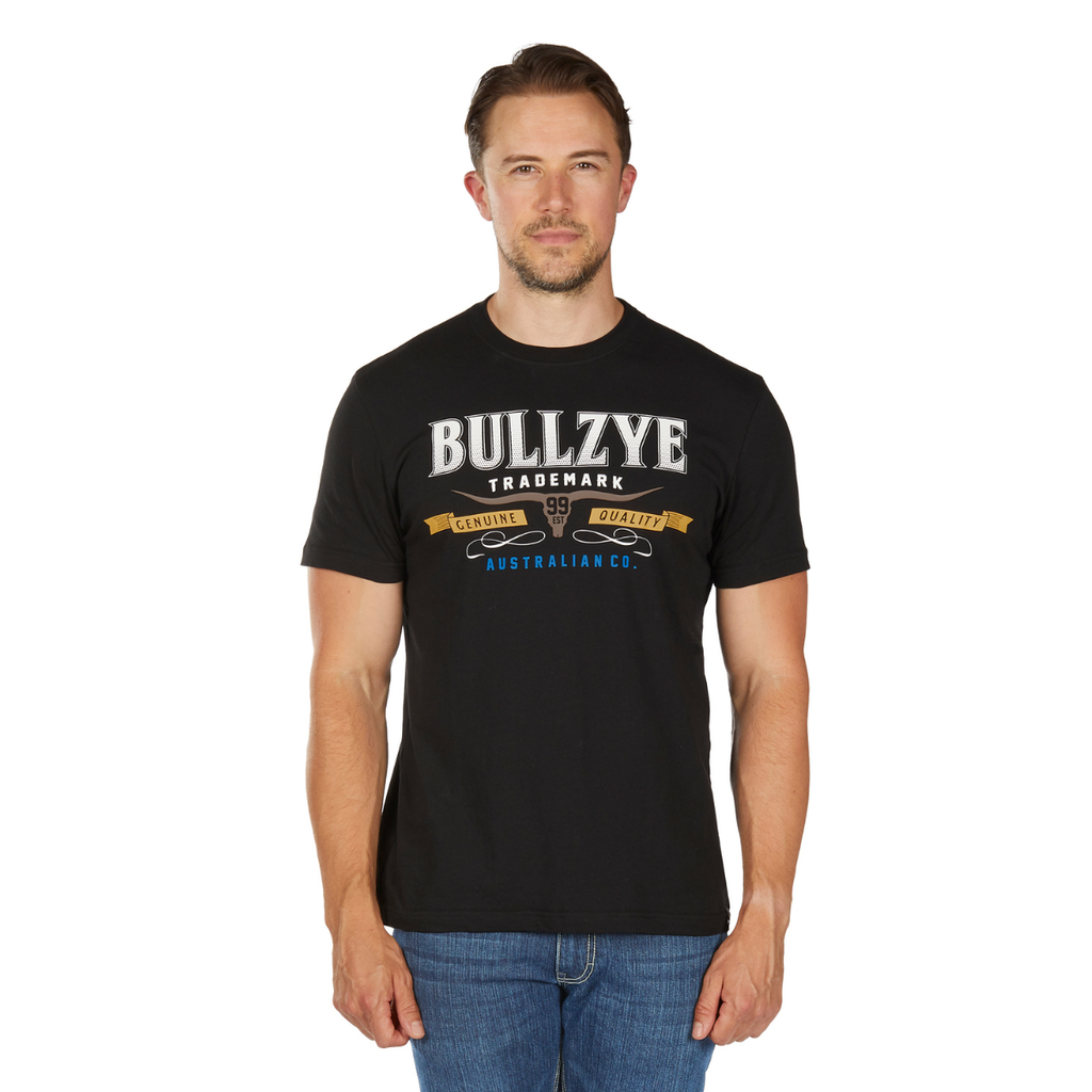 Bullzye Mens Trademark S/S Tee (B6W1503509) Black