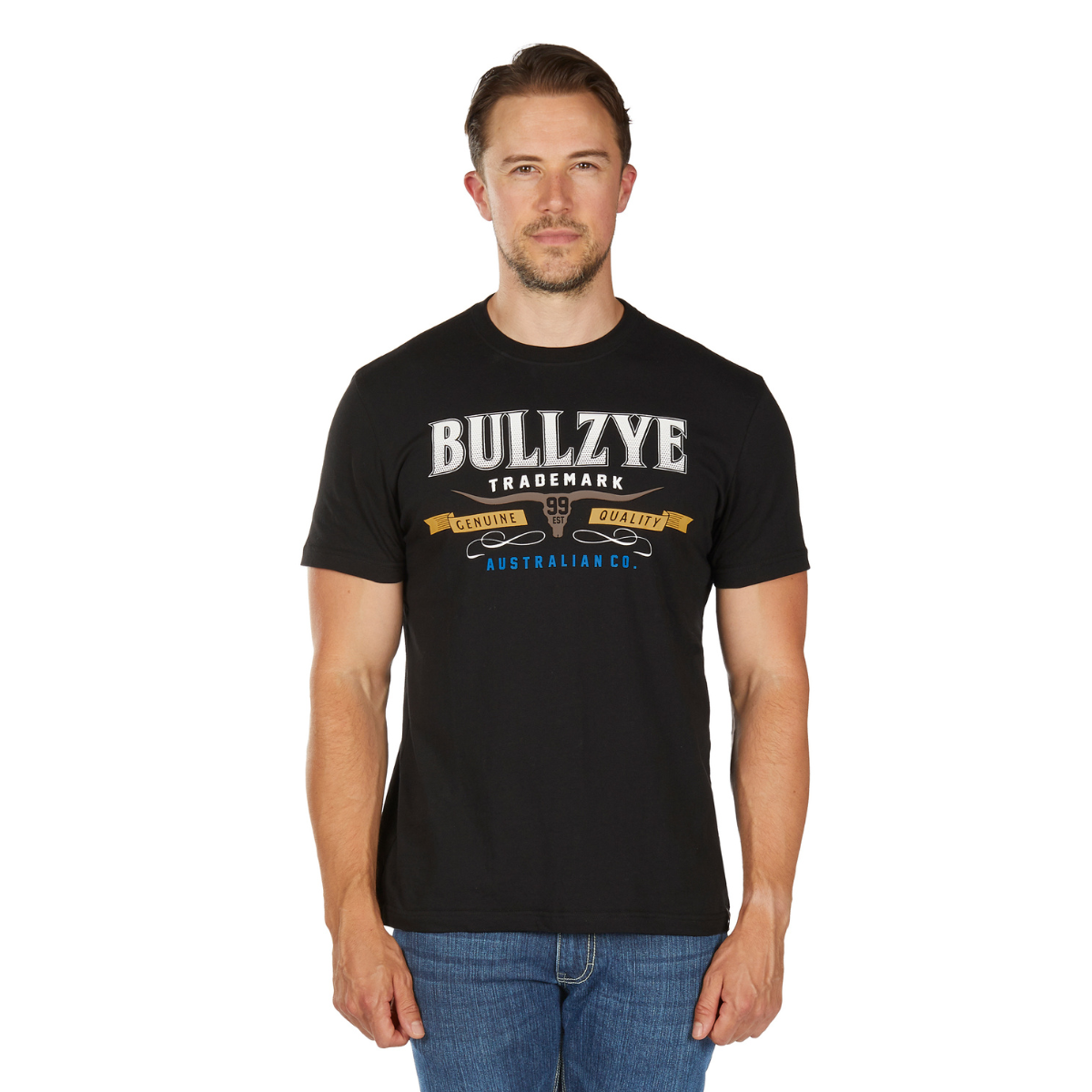 Bullzye Mens Trademark S/S Tee (B6W1503509) Black