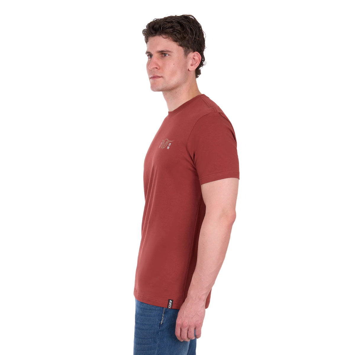 Bullzye Mens Yale S/S Tee (B6S1503652) Cognac
