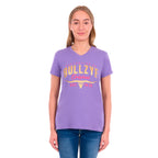 Bullzye Womens Annie V-Neck S/S Tee (B6S2502591) Violet