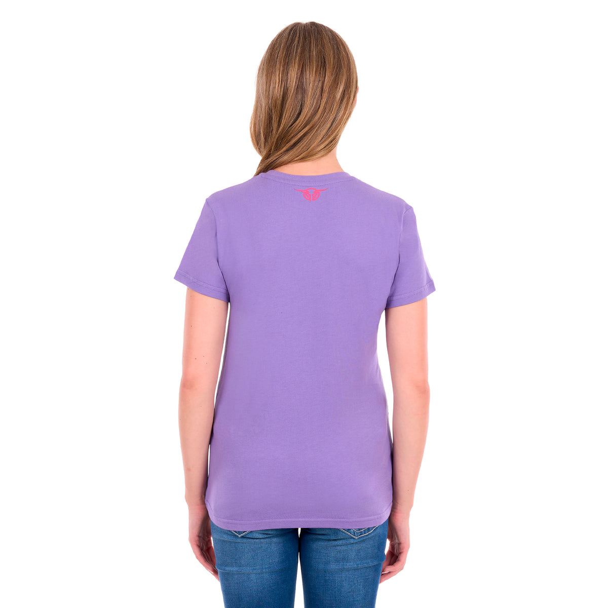 Bullzye Womens Annie V-Neck S/S Tee (B6S2502591) Violet