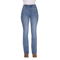 Bullzye Womens Beccy High Rise Bootcut Jeans (B6S2210686) Faded Blue
