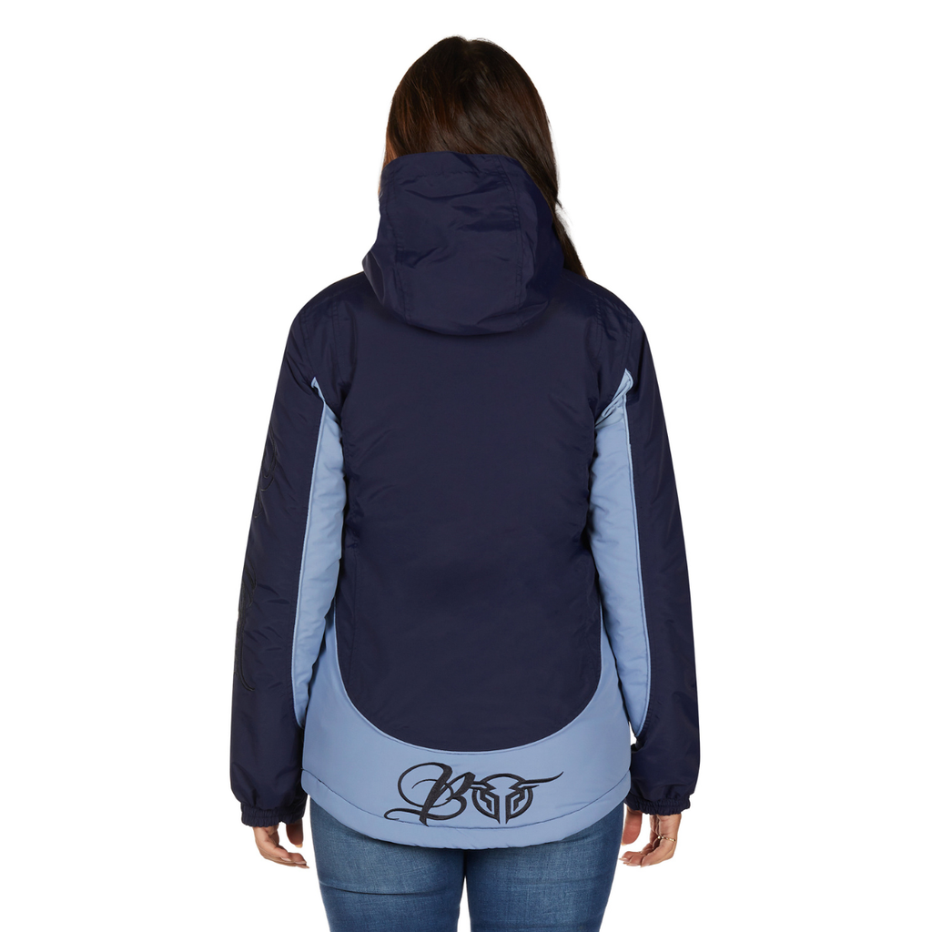 Bullzye Womens Carla Jacket (B6W2709529) Light Blue/Navy