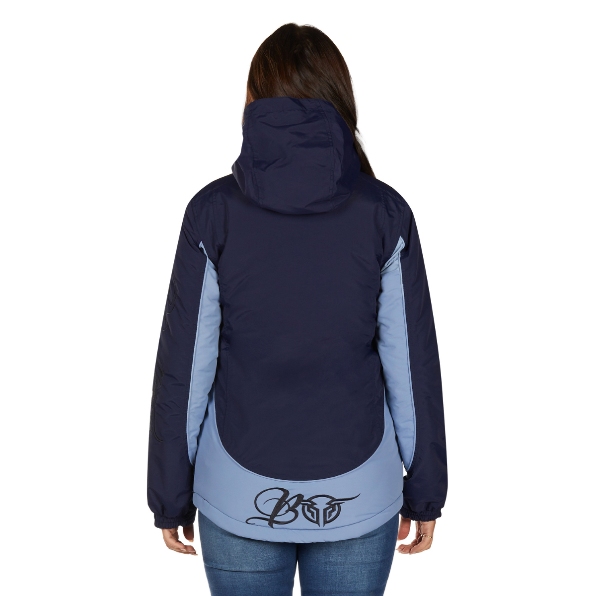 Bullzye Womens Carla Jacket (B6W2709529) Light Blue/Navy