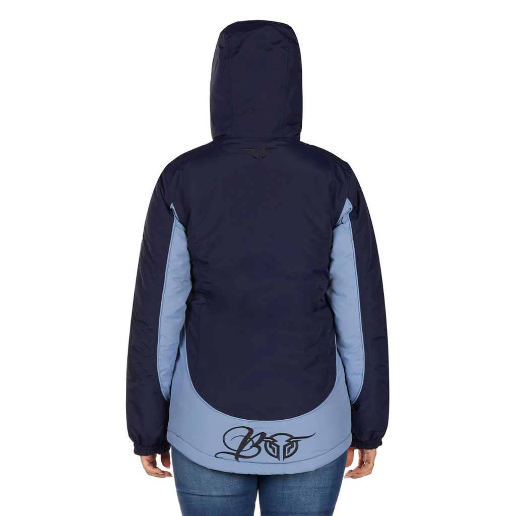 Bullzye Womens Carla Jacket (B6W2709529) Light Blue/Navy