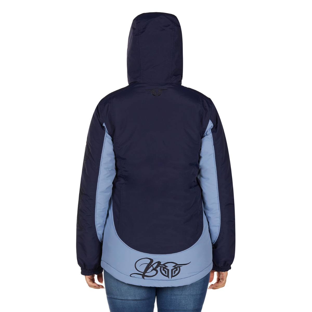 Bullzye Womens Carla Jacket (B6W2709529) Light Blue/Navy