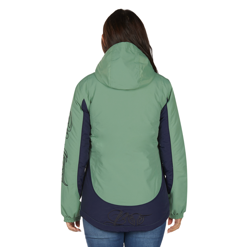 Bullzye Womens Carla Jacket (B6W2709529) Moss/Navy