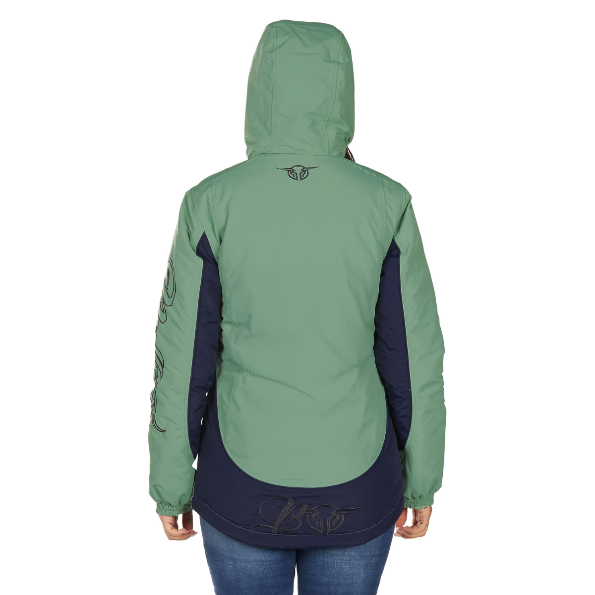 Bullzye Womens Carla Jacket (B6W2709529) Moss/Navy