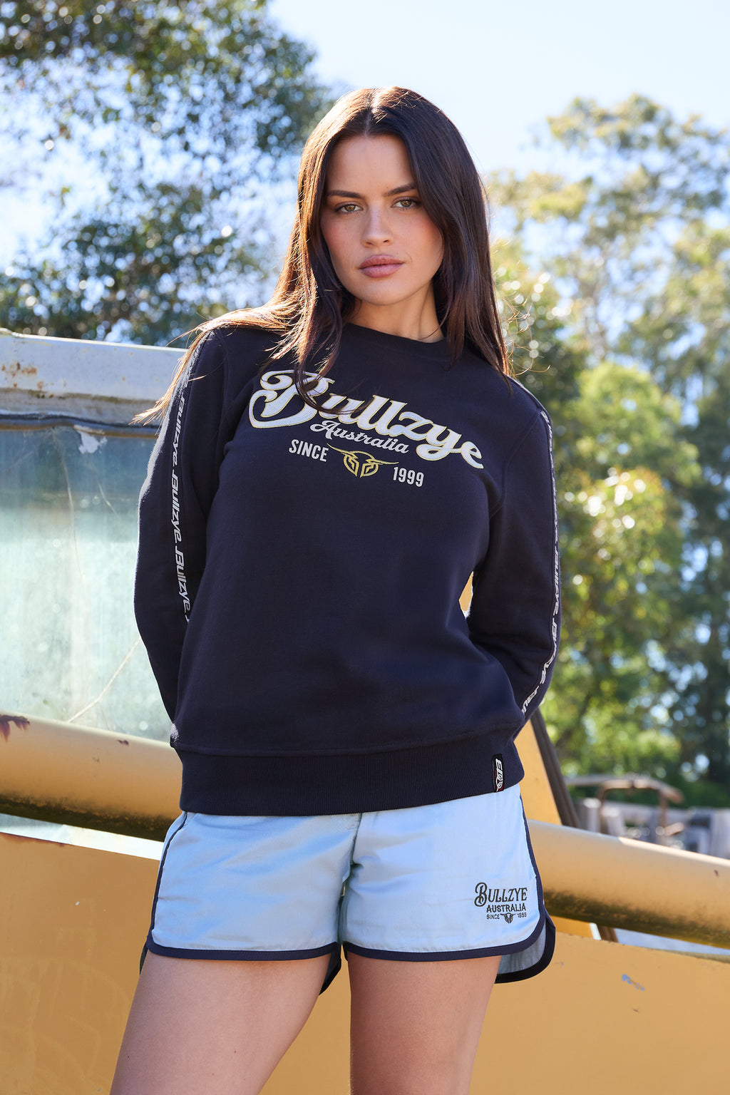 Bullzye Womens Ellie Crew Jumper (B6W2539532) Navy