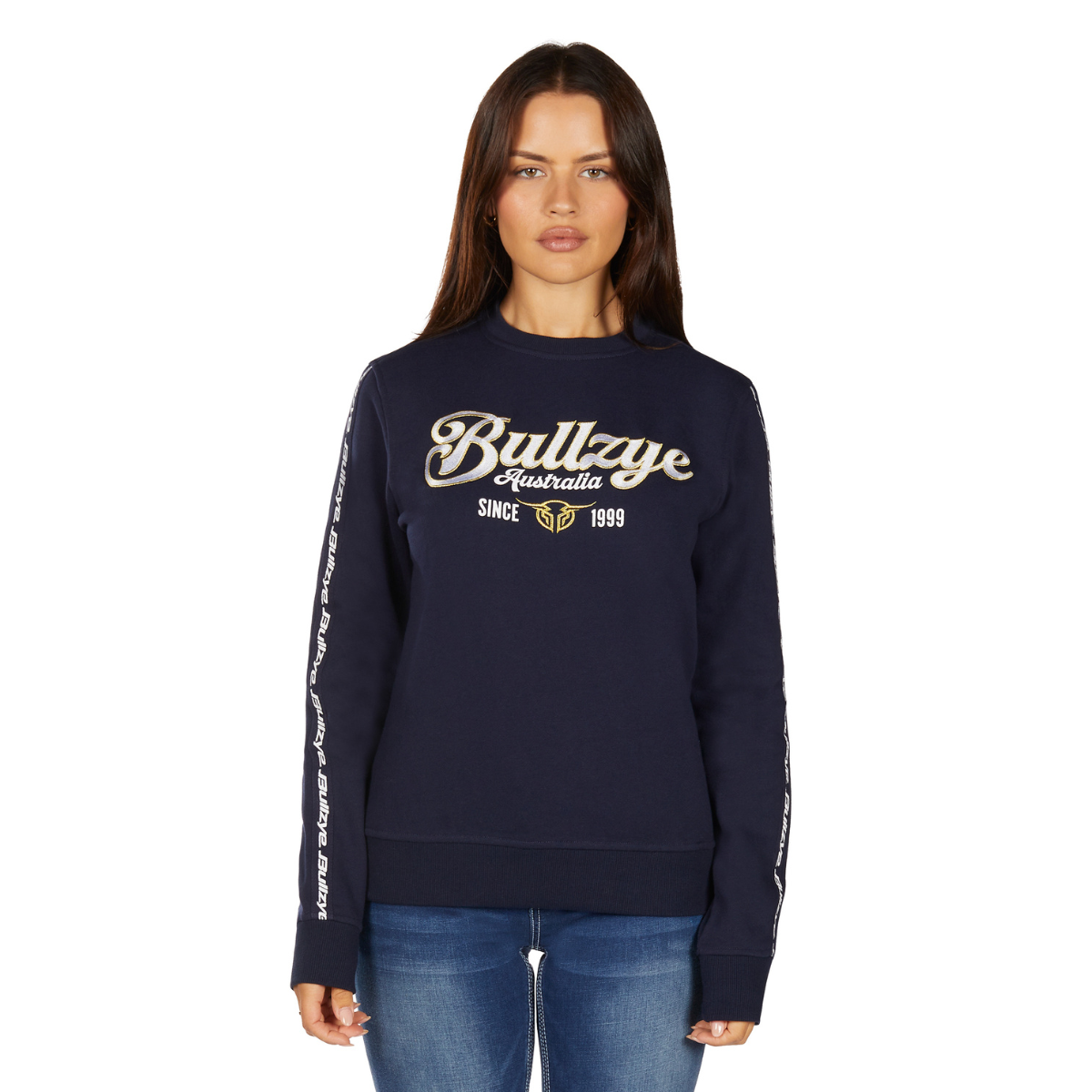 Bullzye Womens Ellie Crew Jumper (B6W2539532) Navy
